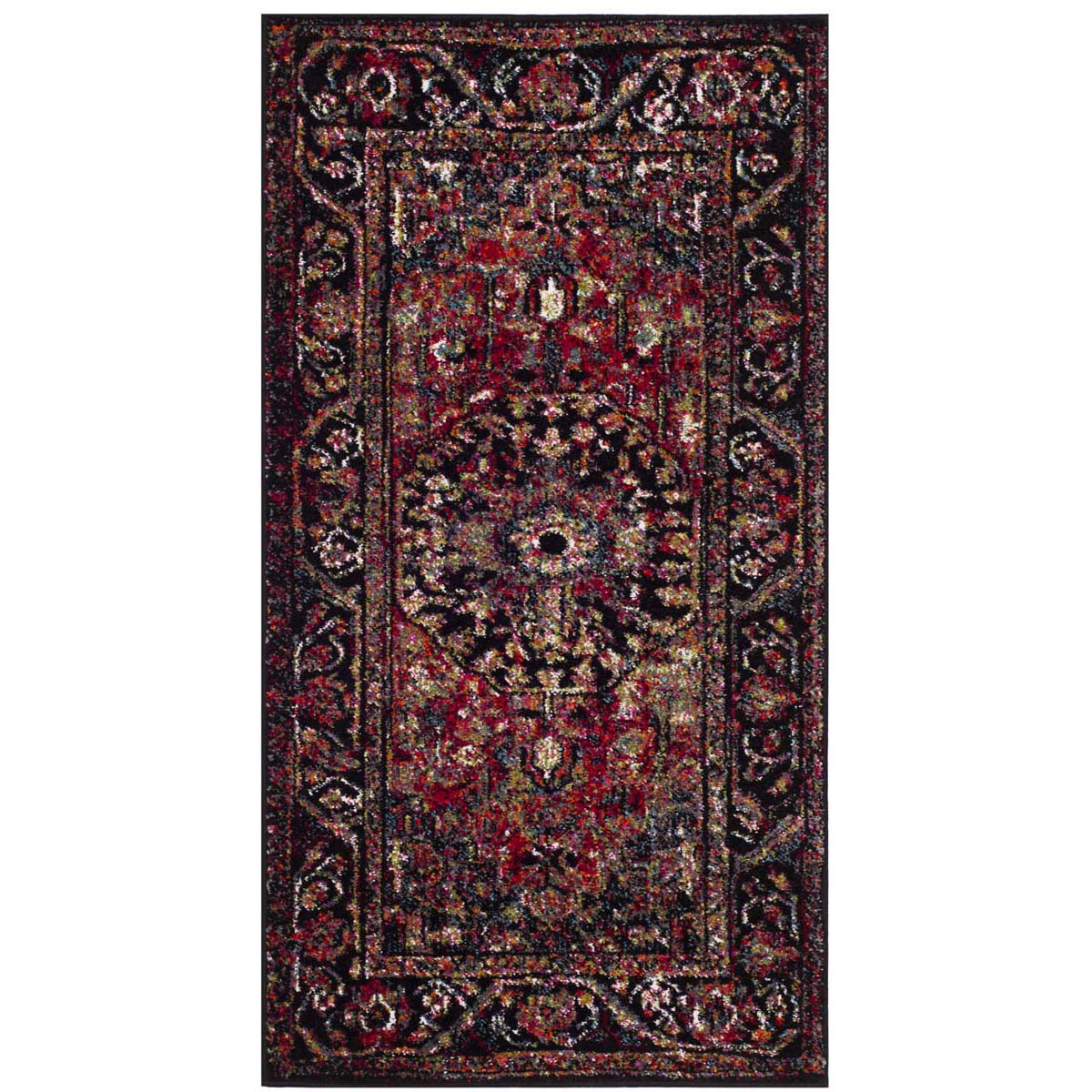 Safavieh Vintage Hamadan 215 Rug, VTH215 - RED / MULTI
