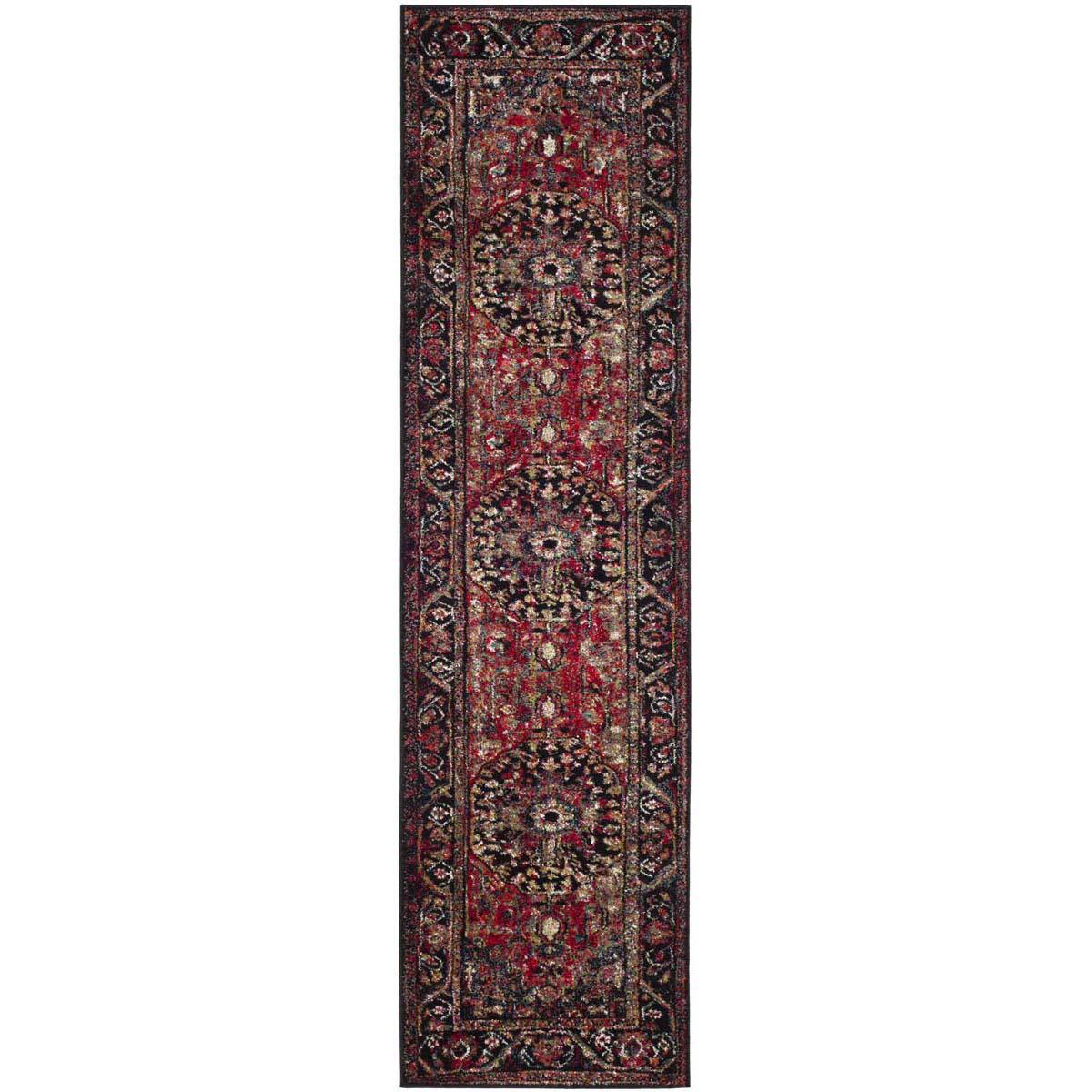 Safavieh Vintage Hamadan 215 Rug, VTH215 - RED / MULTI