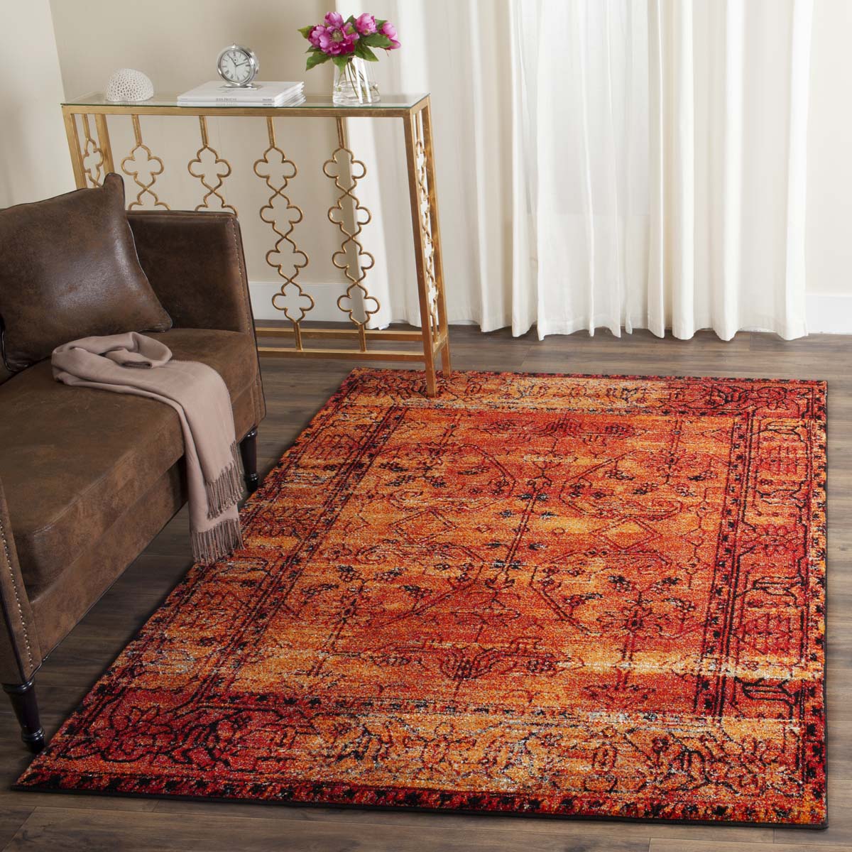 Safavieh Vintage Hamadan 216 Rug, VTH216 - ORANGE
