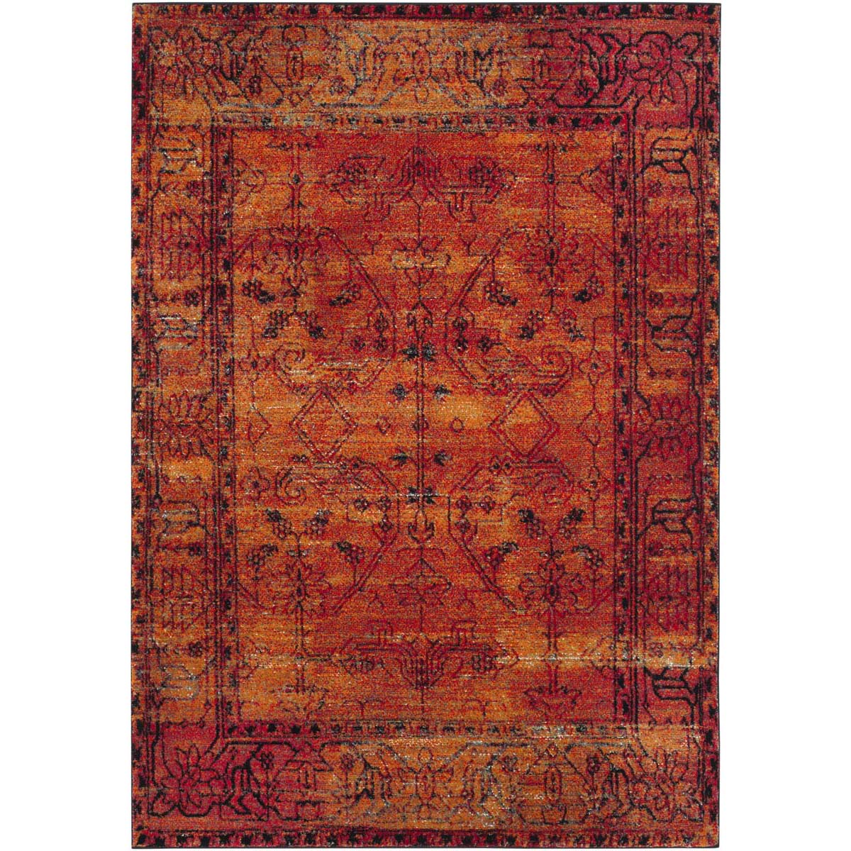 Safavieh Vintage Hamadan 216 Rug, VTH216 - ORANGE