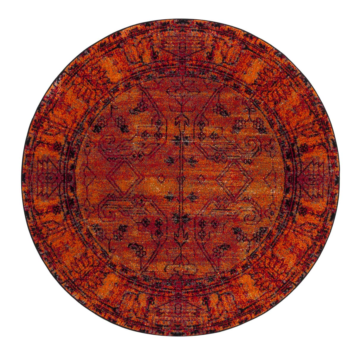 Safavieh Vintage Hamadan 216 Rug, VTH216 - ORANGE