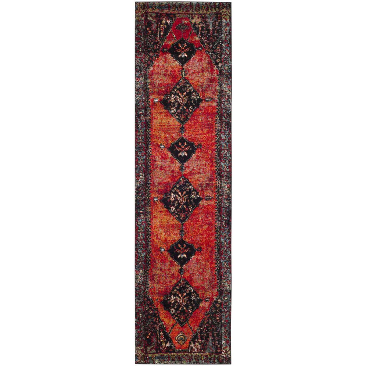 Safavieh Vintage Hamadan 217 Rug, VTH217 - ORANGE / MULTI