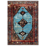 Safavieh Vintage Hamadan 217 Rug, VTH217 - RED / LIGHT BLUE