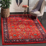 Safavieh Vintage Hamadan 220 Rug, VTH220 - ORANGE / NAVY