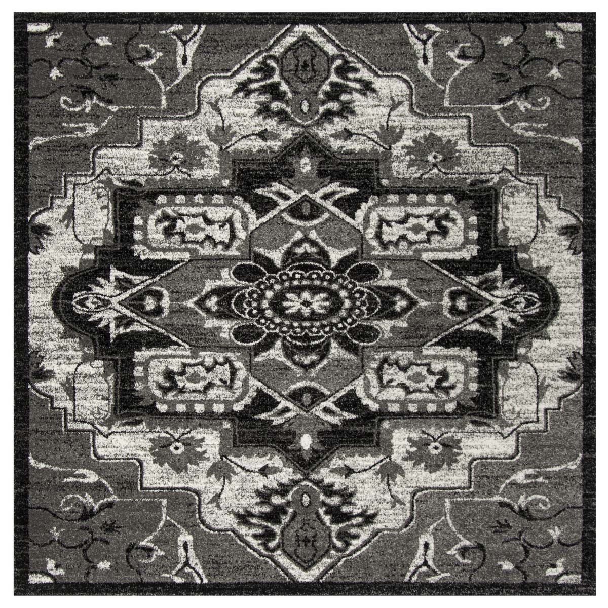 Safavieh Vintage Hamadan 221 Rug, VTH221 - LIGHT GREY / GREY