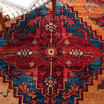 Safavieh Vintage Hamadan 248 Rug, VTH248 - RED / BLUE