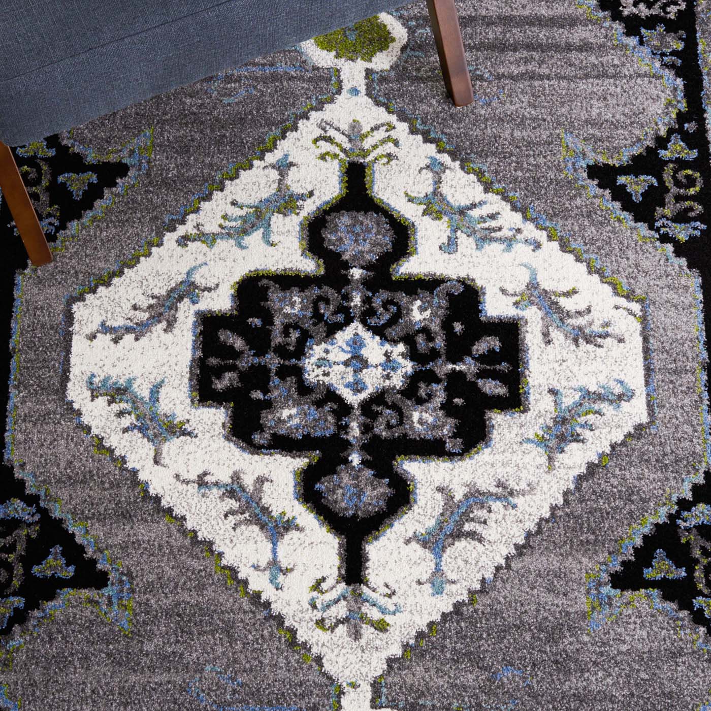 Safavieh Vintage Hamadan 260 Rug, VTH260 - GREY / GREEN
