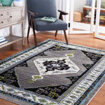 Safavieh Vintage Hamadan 260 Rug, VTH260 - GREY / GREEN