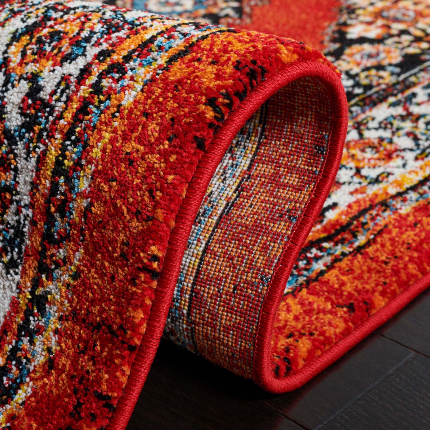 Safavieh Vintage Hamadan 265 Rug, VTH265 - RED / BLACK