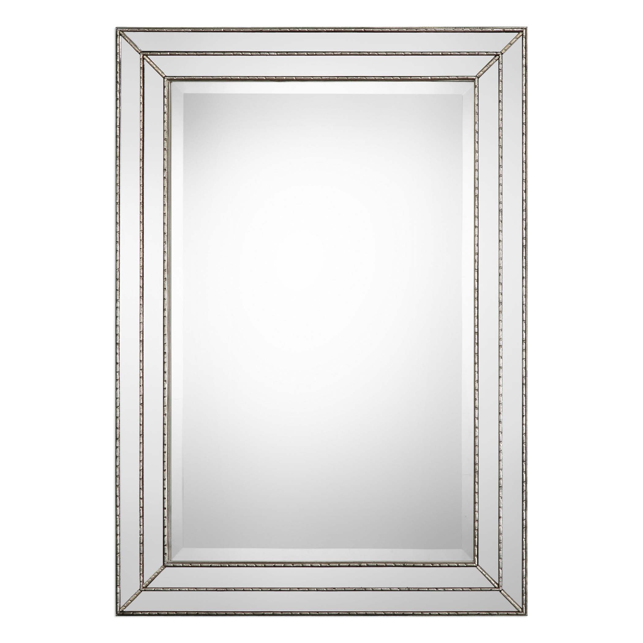 Decor Market Mirror - Metallic Silver Finish