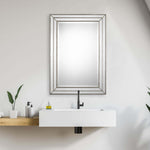 Decor Market Mirror - Metallic Silver Finish