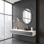 Decor Market Mirror - Silver Hammered Finish