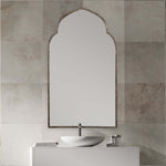 Decor Market Mirror - Rich Dark Bronze With Golden Highlights