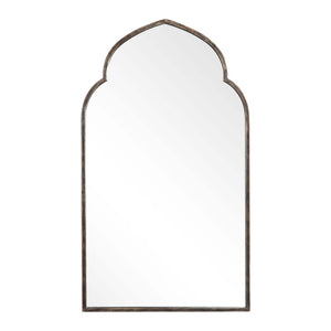Decor Market Mirror - Rich Dark Bronze With Golden Highlights