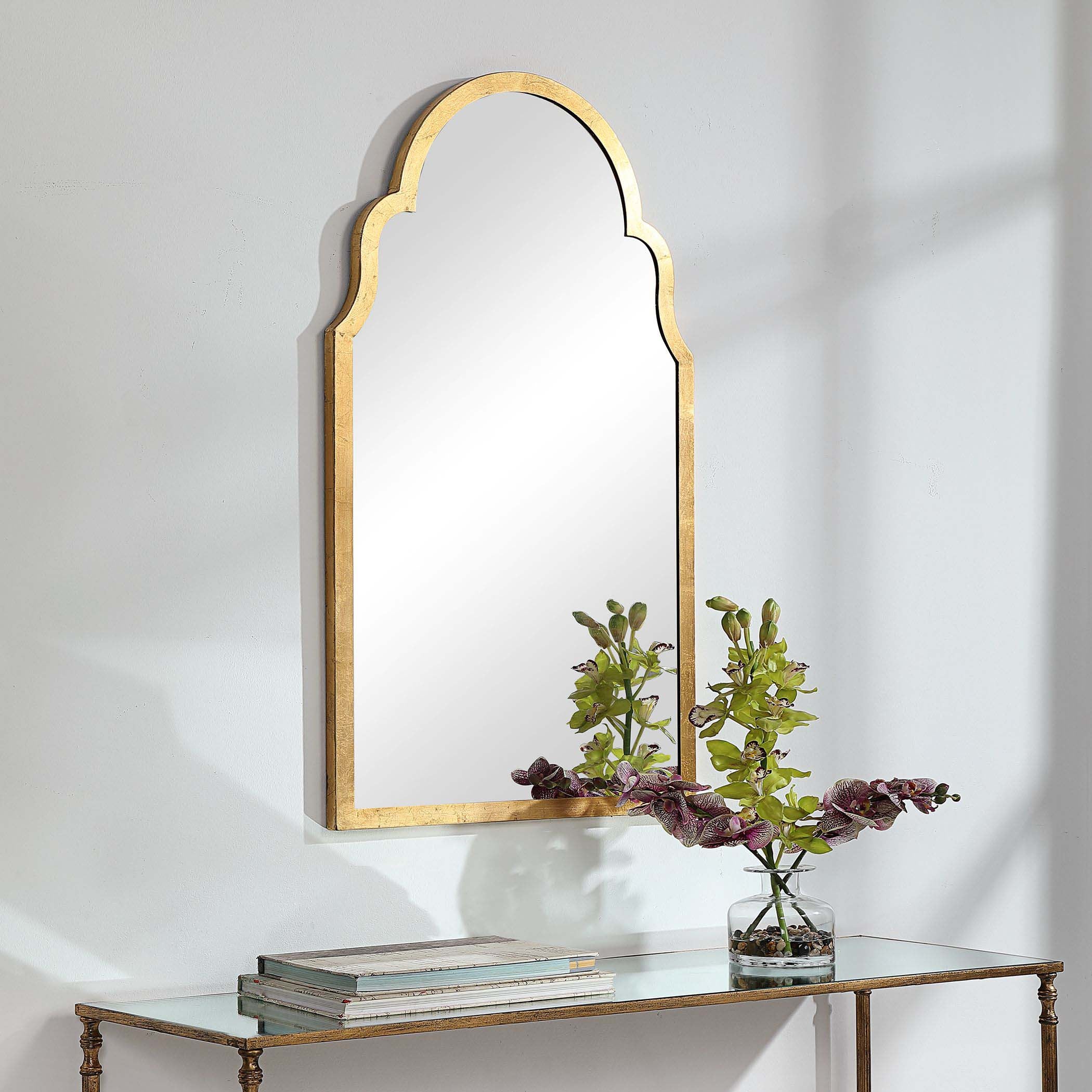 Decor Market Mirror - Gold Leaf Finish