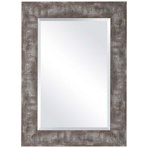 Decor Market Mirror - Rustic Light Wood Tone Appearance