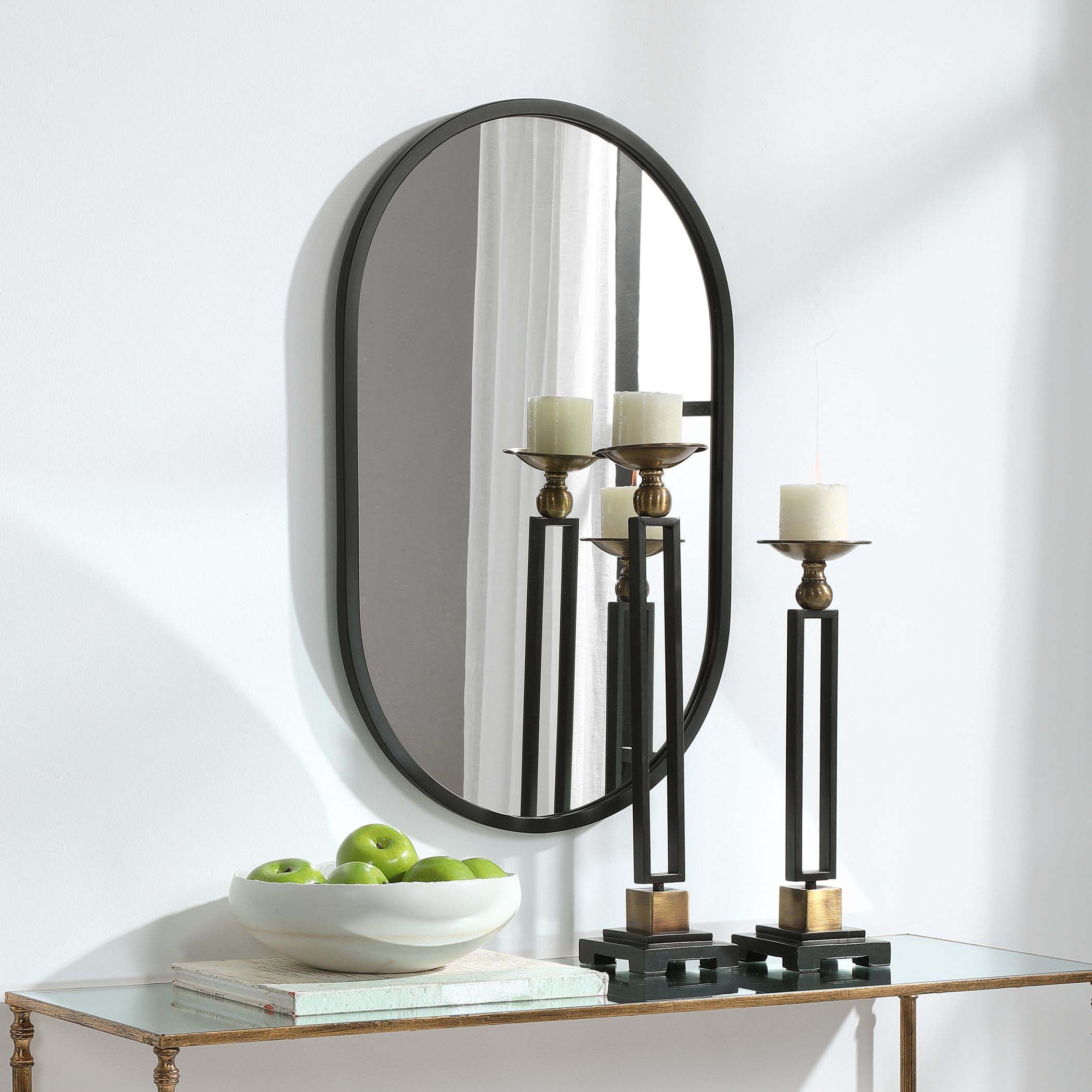 Decor Market Mirror - Matte Black Pvc Frame