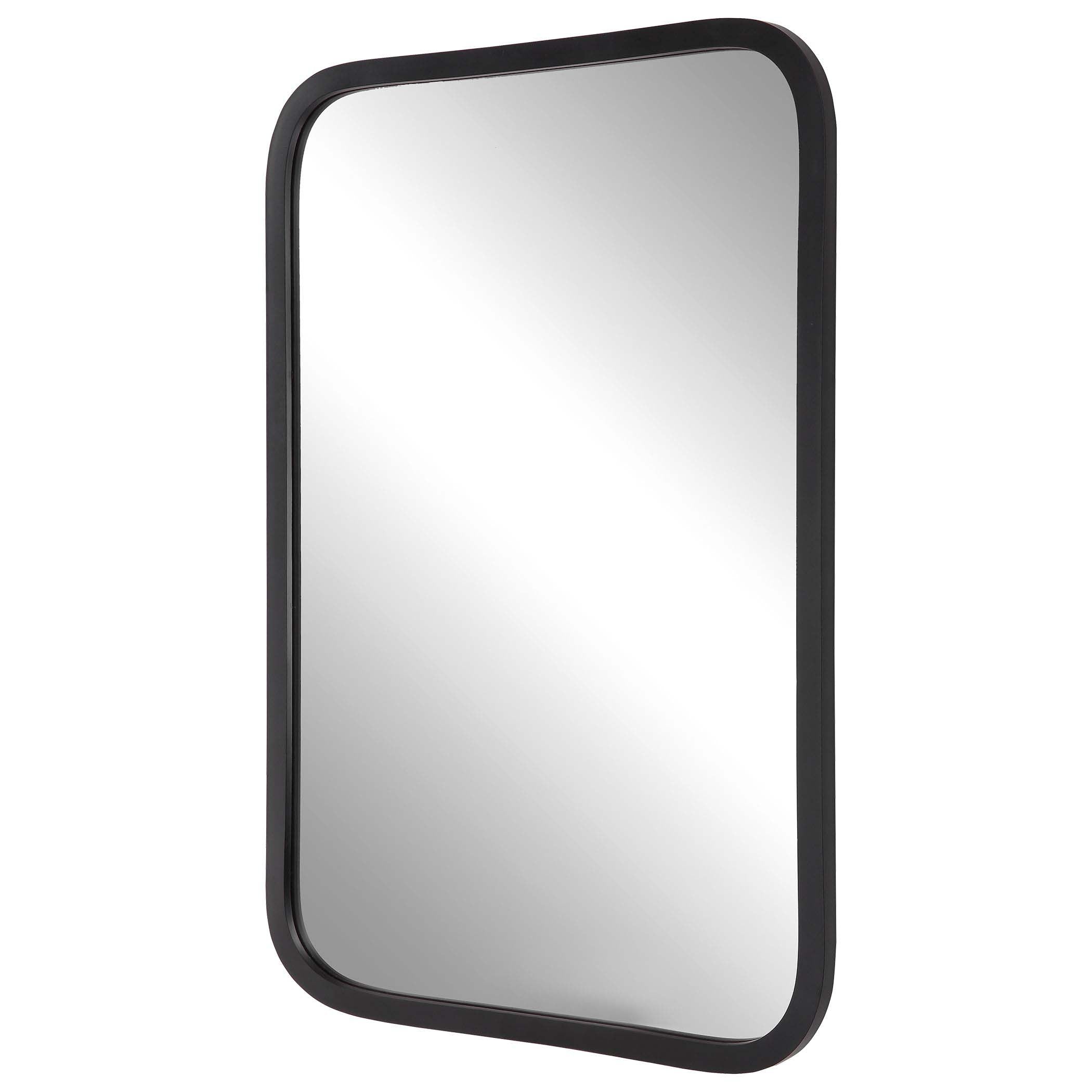 Decor Market Mirror - Matte Black Finish