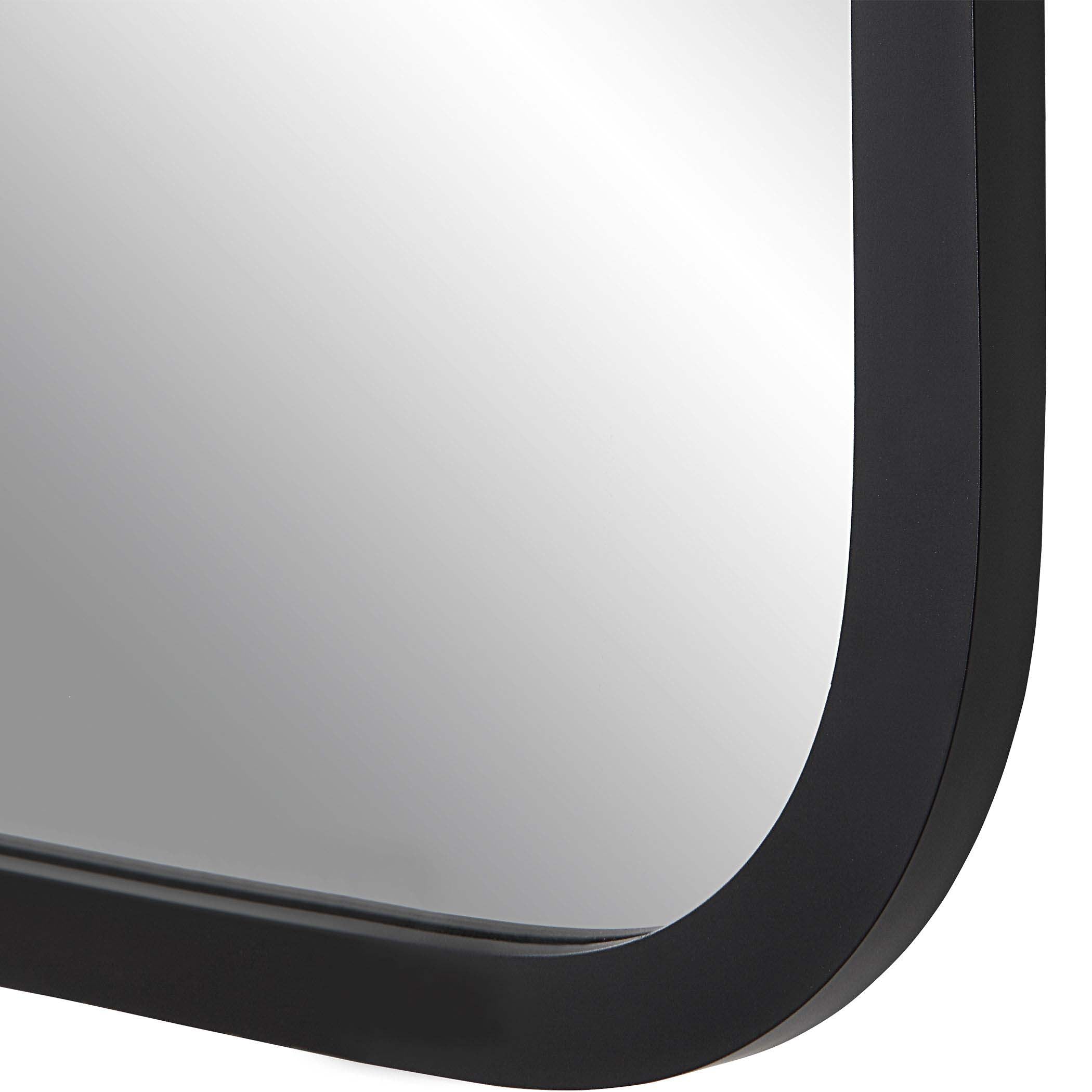Decor Market Mirror - Matte Black Finish
