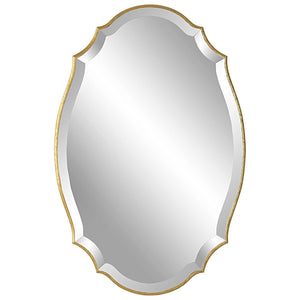 Decor Market Mirror - Lightly Antiqued, Metallic Gold Leaf