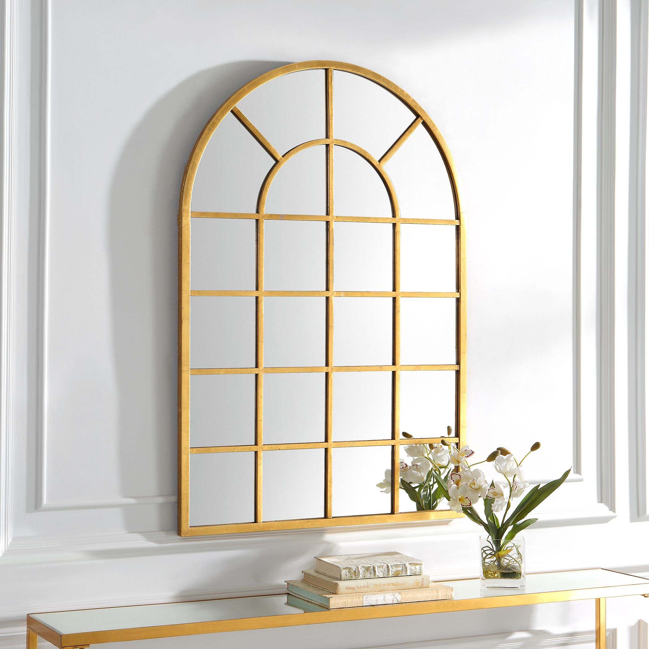 Decor Market Mirror - Gold Leaf Finish