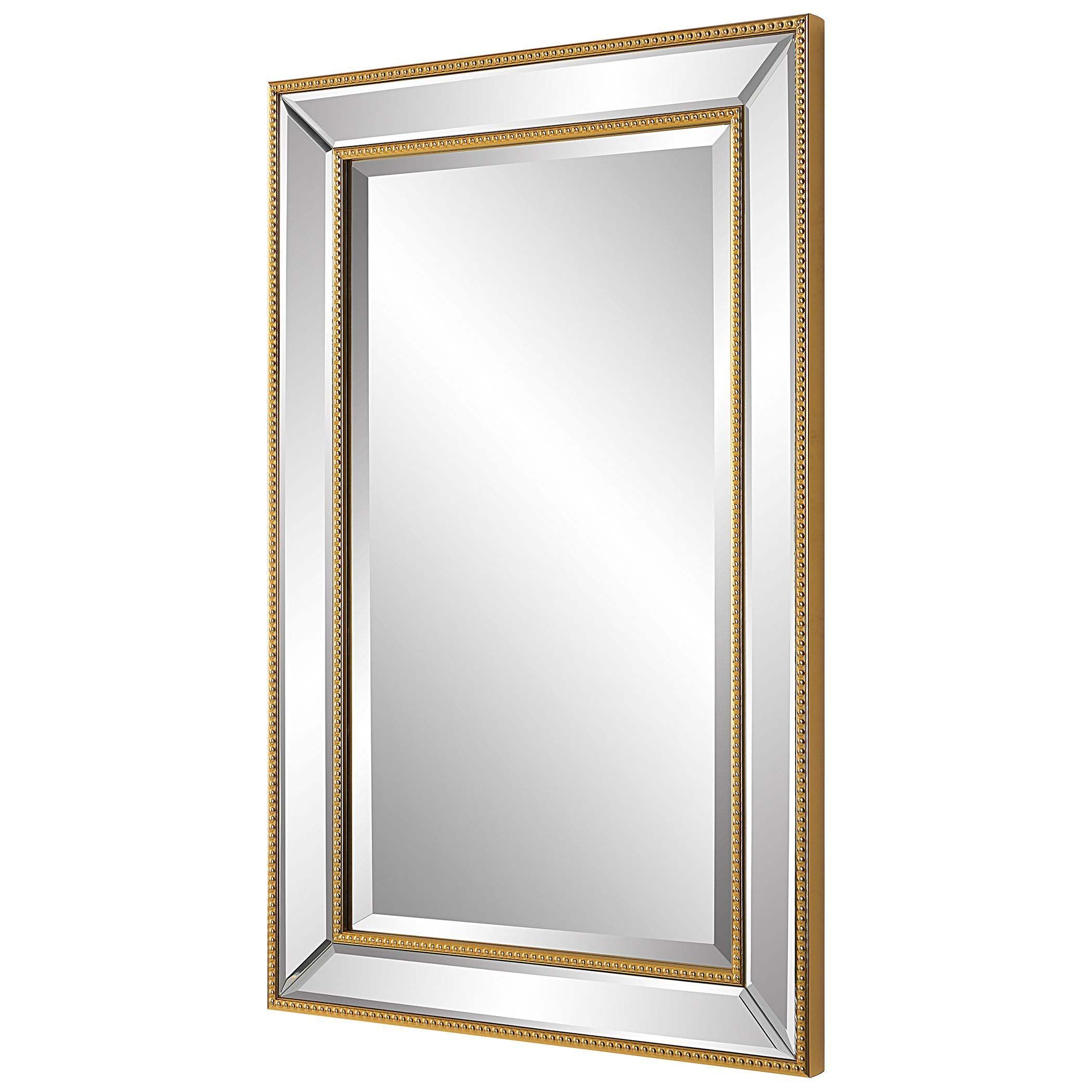 Decor Market Bevel Mirror - Frame With Gold Beading