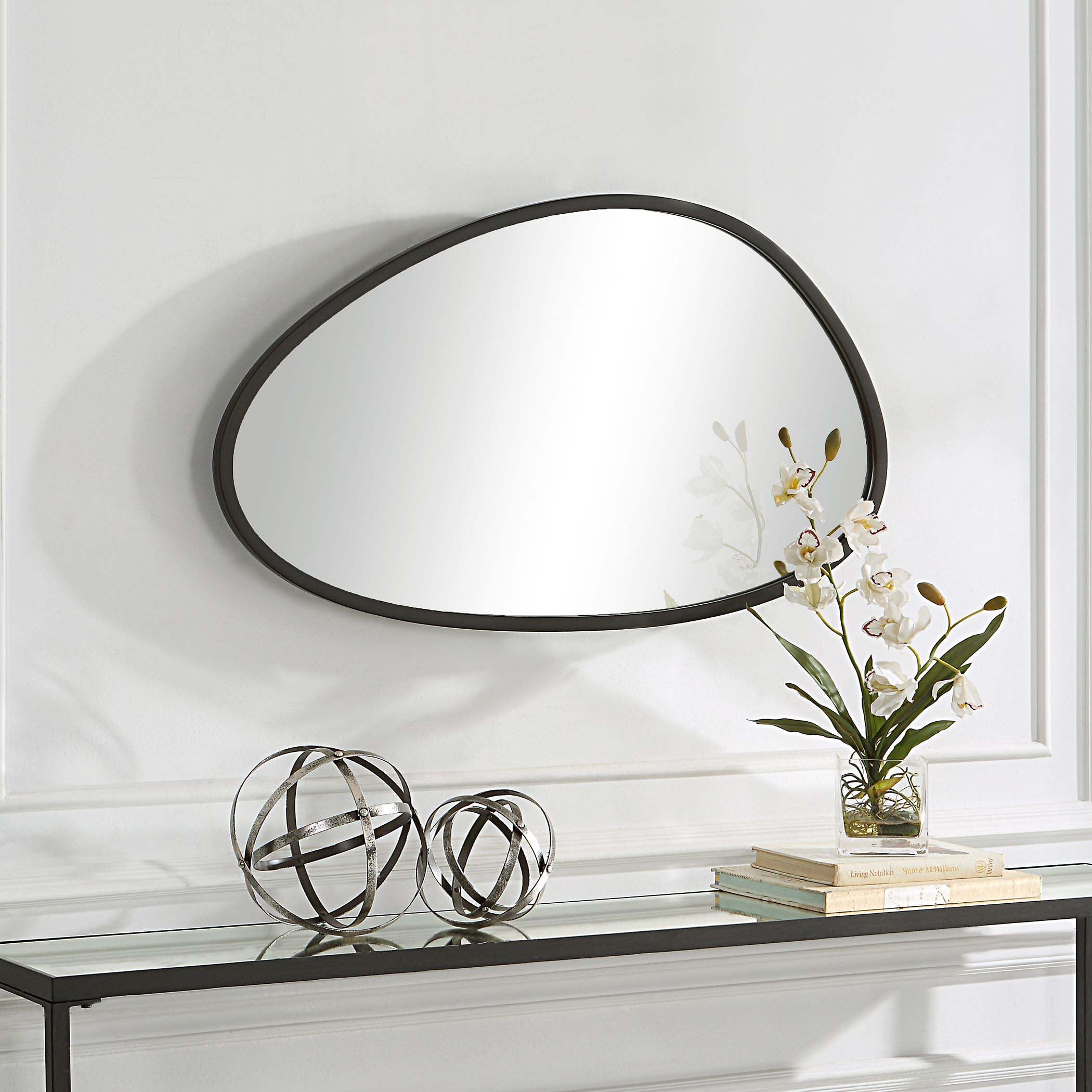 Decor Market Mirror - Matte Black Pvc Frame