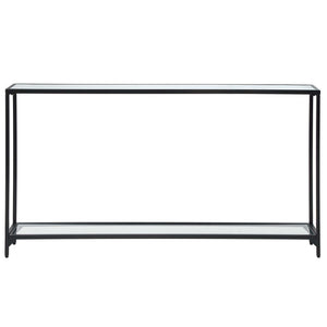 Decor Market Console Table - Satin Black