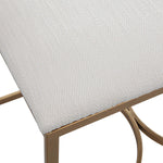 Decor Market Accent Bench - Antique Brushed Brass