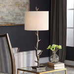 Decor Market Table Lamp Dark Bronze With Silver Undertones