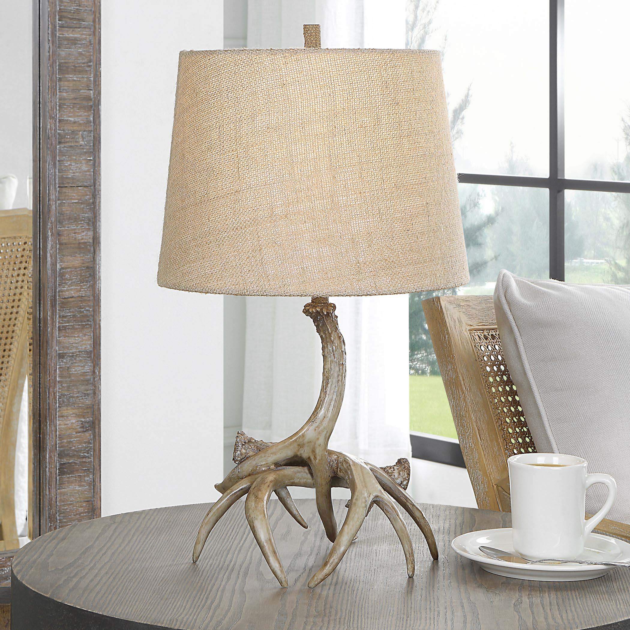 Decor Market Table Lamp - Antlers