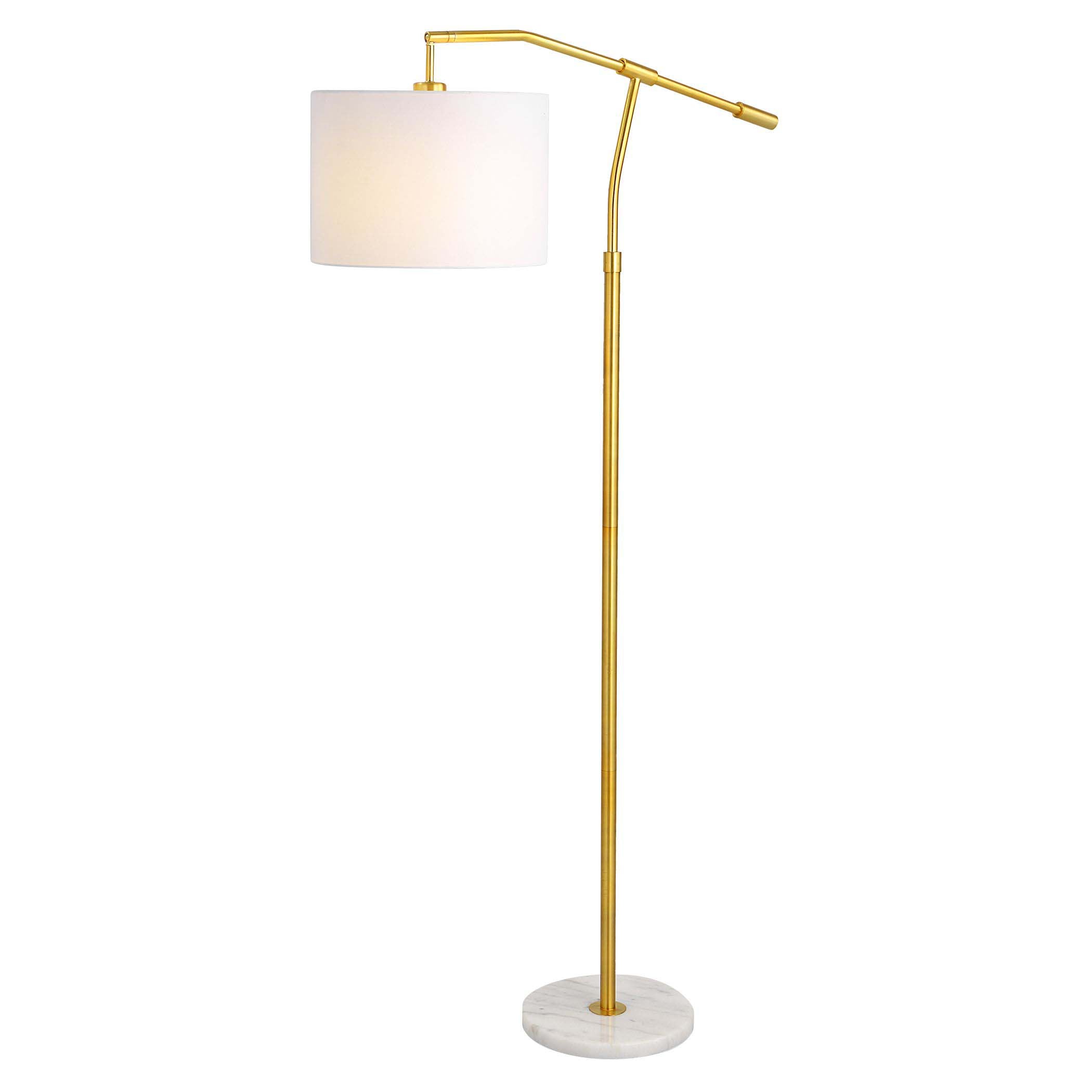 Decor Market Floor Lamp - Gold/White