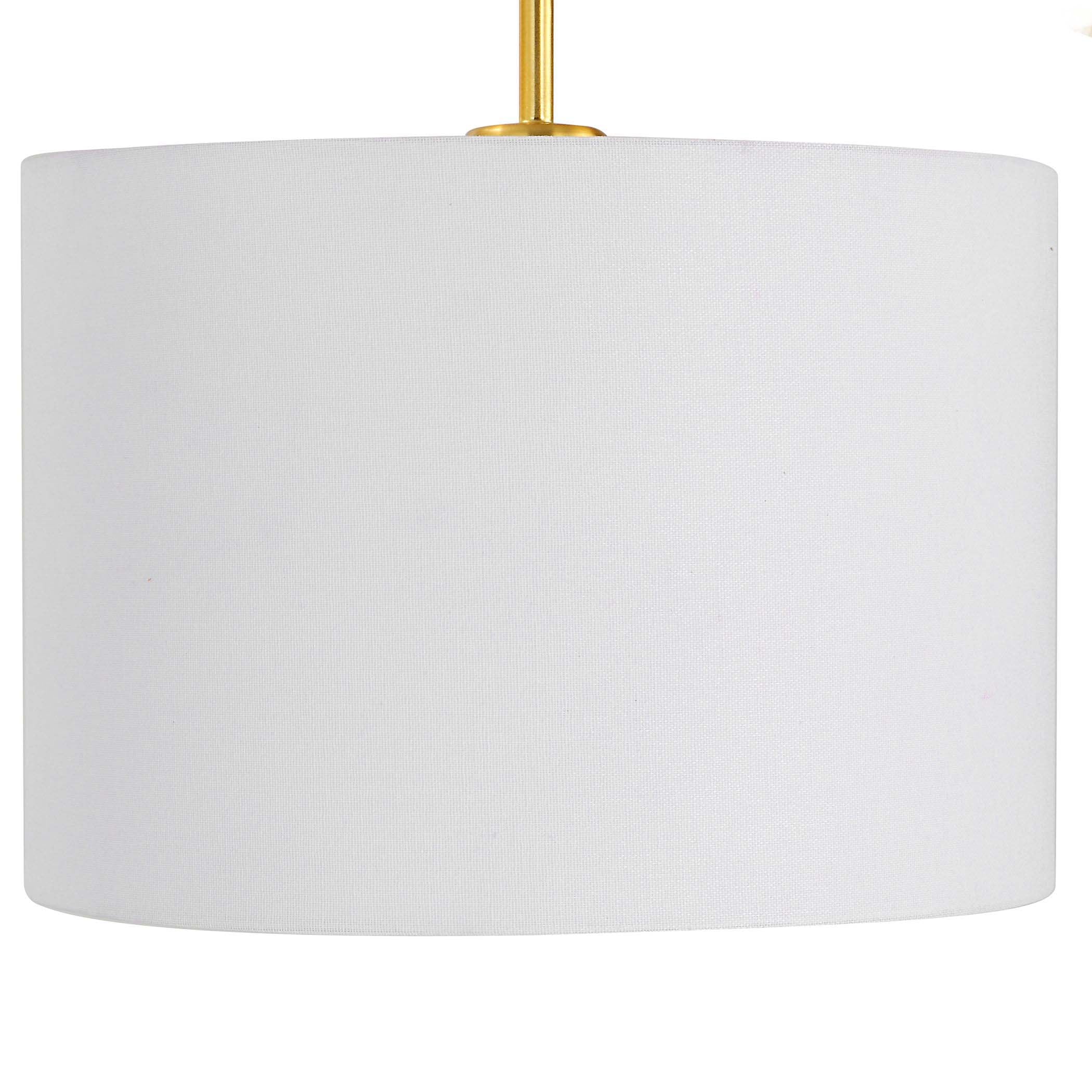 Decor Market Floor Lamp - Gold/White