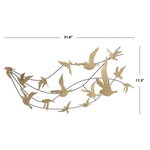 Safavieh Amarali Wall Decor , WDC5004 - Black / Gold