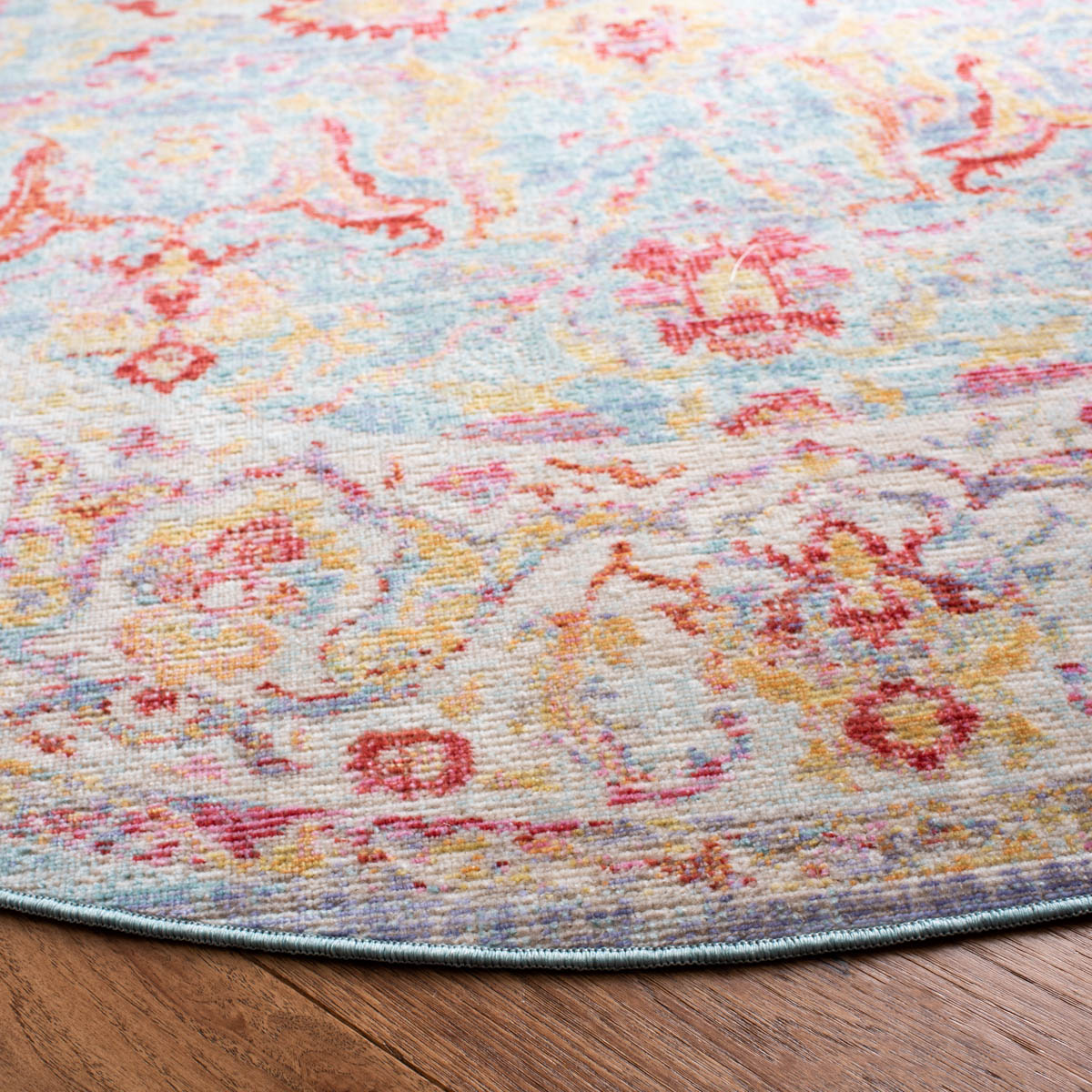 Safavieh Windsor 344 Rug, WDS344 - Aqua / Red