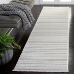 Safavieh Whisper Collection: WHS588F - Light Grey / Ivory