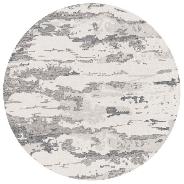 Safavieh Abstract 465 Rug, ABT465 - Charcoal / Ivory