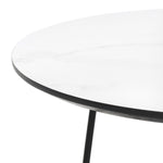 Safavieh Avani Round Side Table , ACC4209 - White/Black