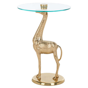Safavieh Gillard Giraffe Base Accent Table, ACC4611