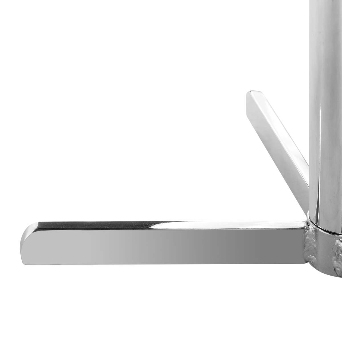 Safavieh Winnie Round Side Table , ACC6200 - White Marble Veneer/Chrome Leg