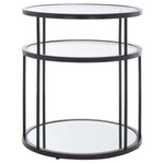 Safavieh Layta 3 Shelf Accent Table , ACC6402 - Matte Black