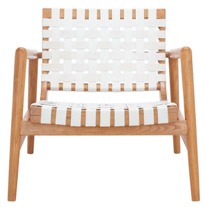 Safavieh Bellona Leather Woven Accent Chair , ACH1004