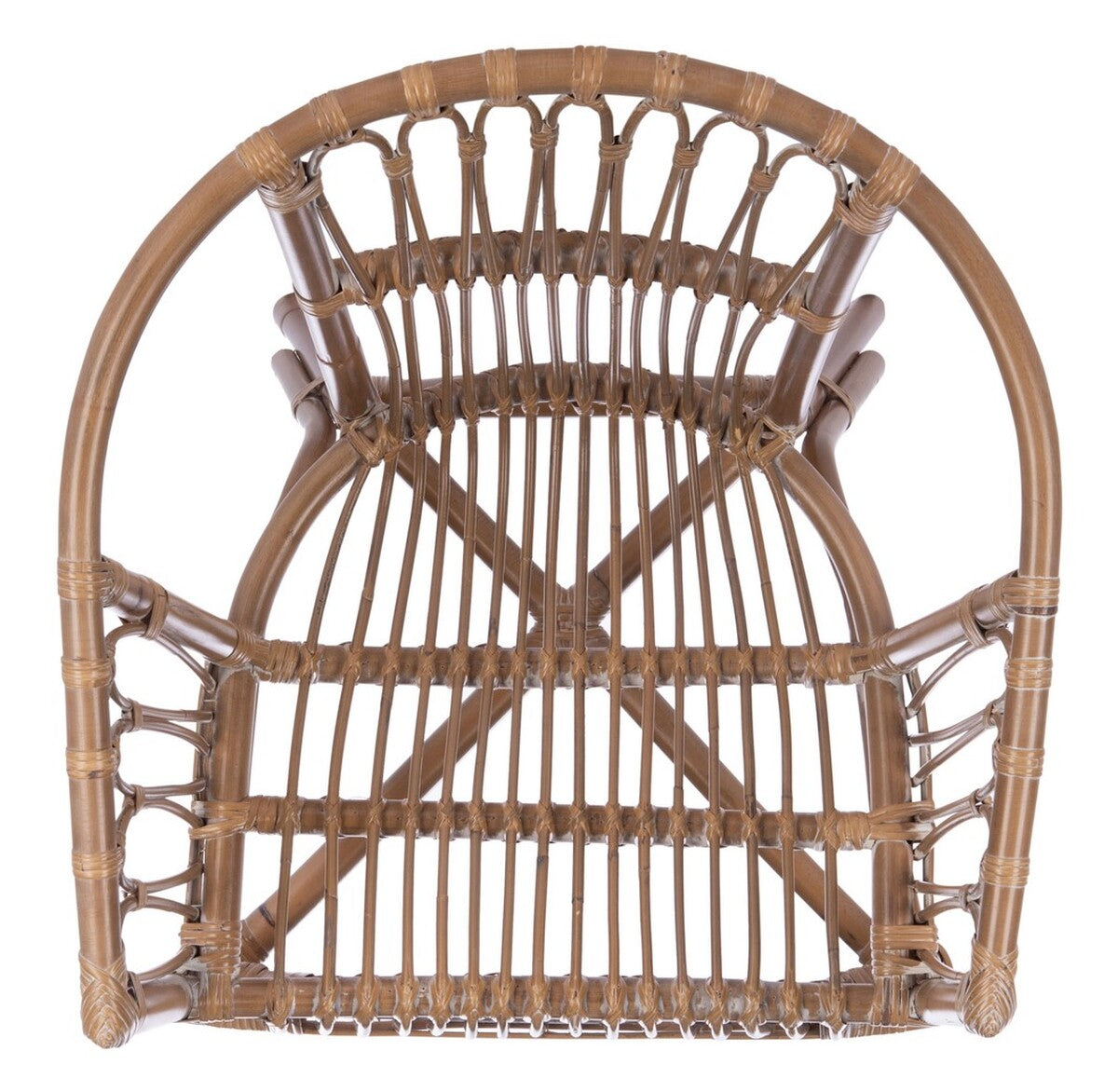 Safavieh Adriana Rattan Accent Chair, ACH6505 - Grey White Wash (Set of 2)