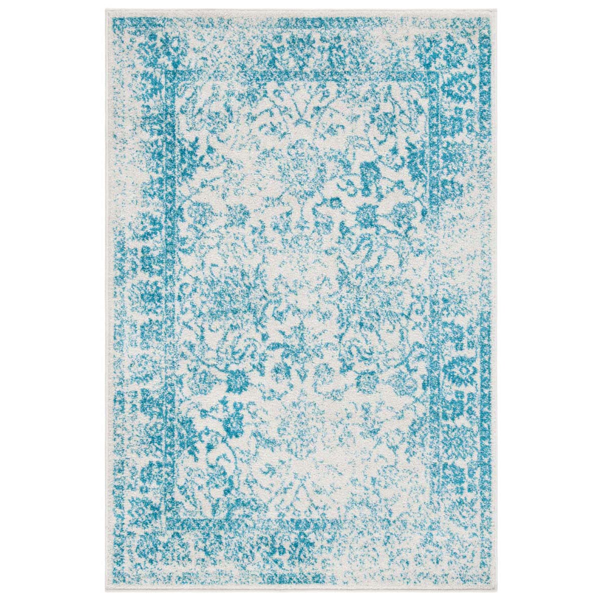 Safavieh Adirondack 109 Rug, Blue, ADR109 - Ivory / Teal
