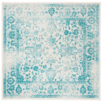 Safavieh Adirondack 109 Rug, Blue, ADR109 - Ivory / Teal