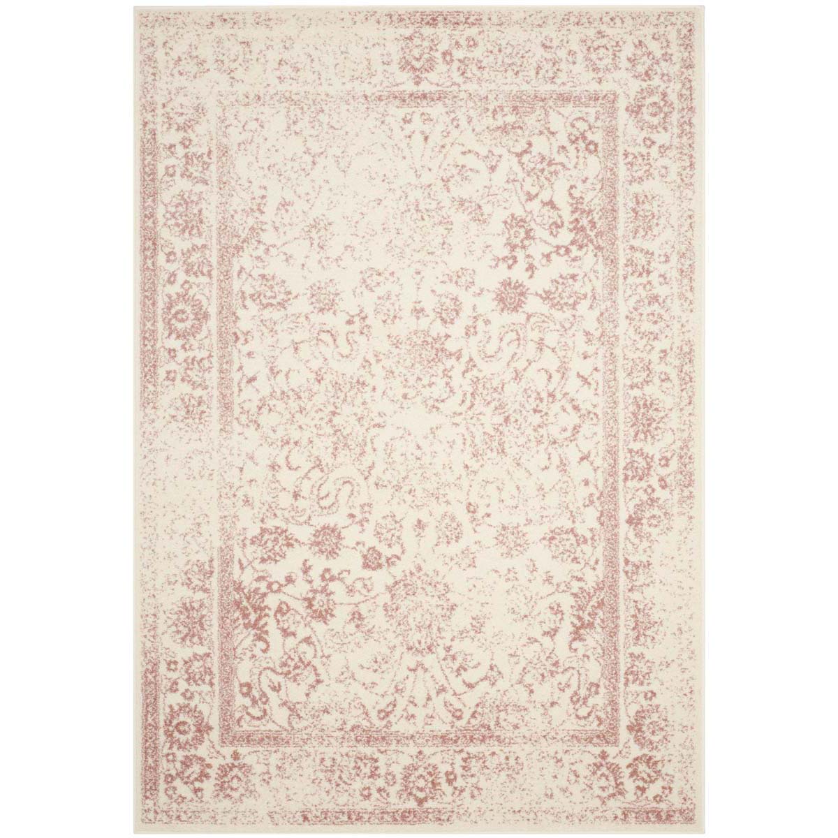 Safavieh Adirondack 109 Rug, Blue, ADR109 - Ivory / Rose