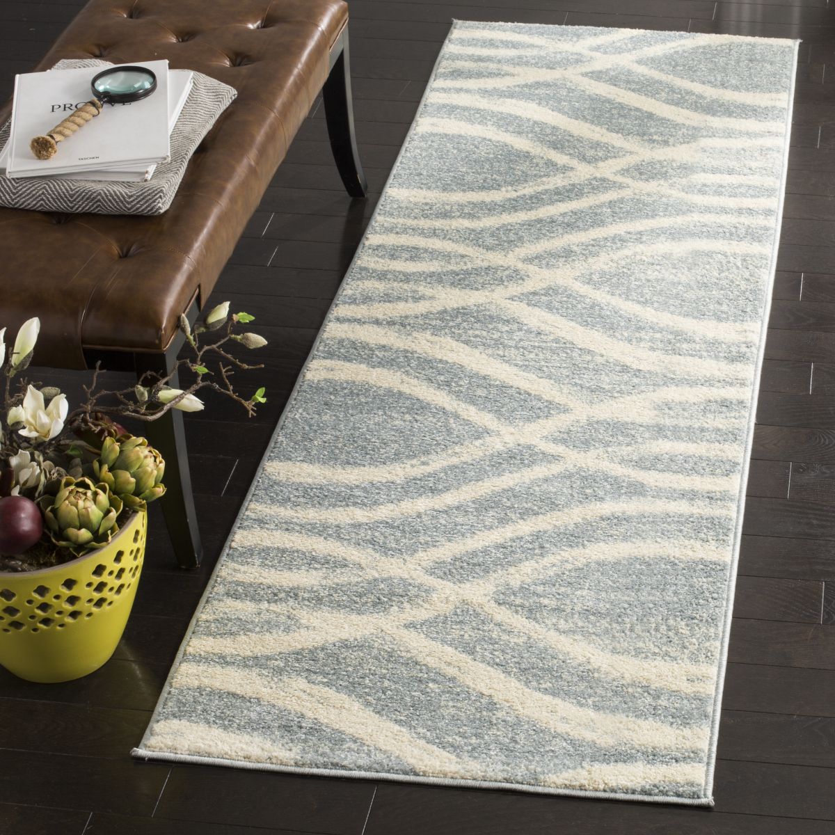 Safavieh Adirondack 125 Rug, White, ADR125 - Cream / Slate