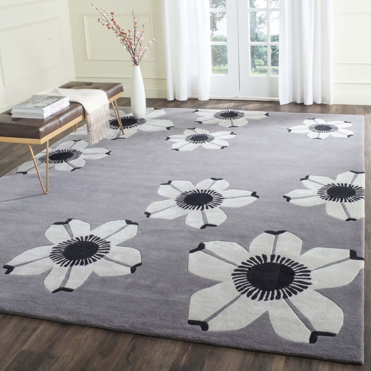 Safavieh Daisy 123 Rug, ALR123 - Grey