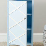 Safavieh Cary Small Cabinet , AMH6595 - Light Blue/ White