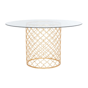 Safavieh Couture Sandrarose Metal Dining Table, AMH8345